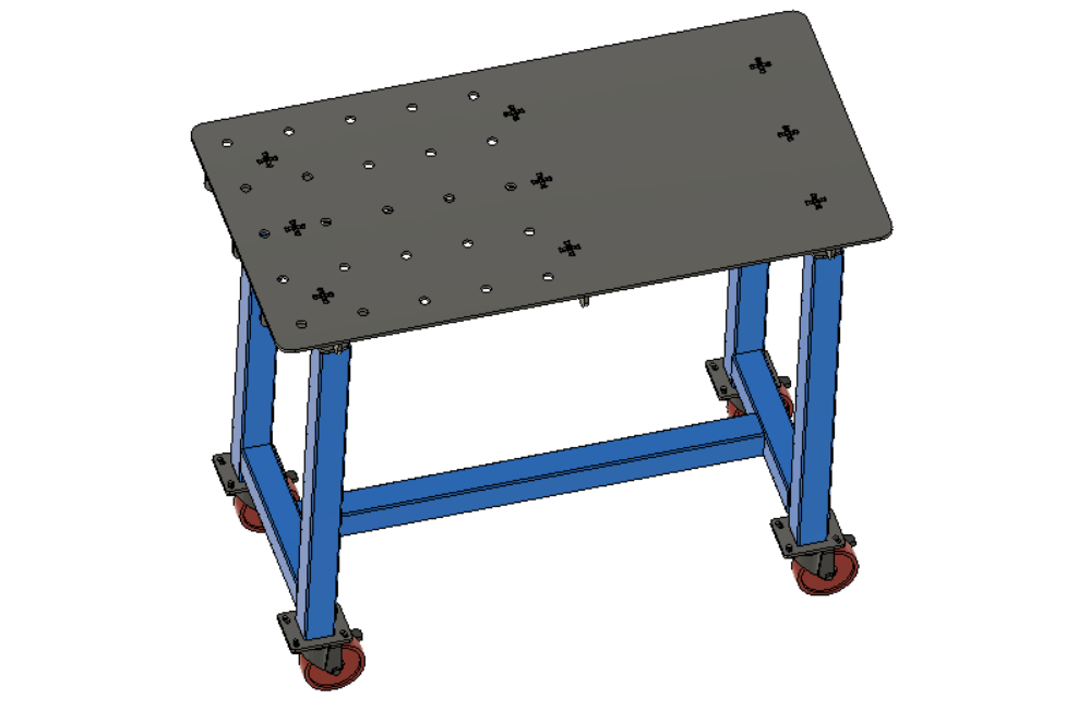Half ‘N’ Half Welding Table DXF File