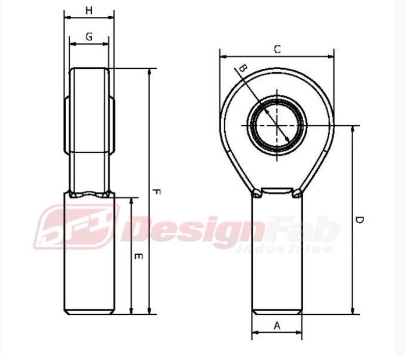 DFI 2 Piece Heims