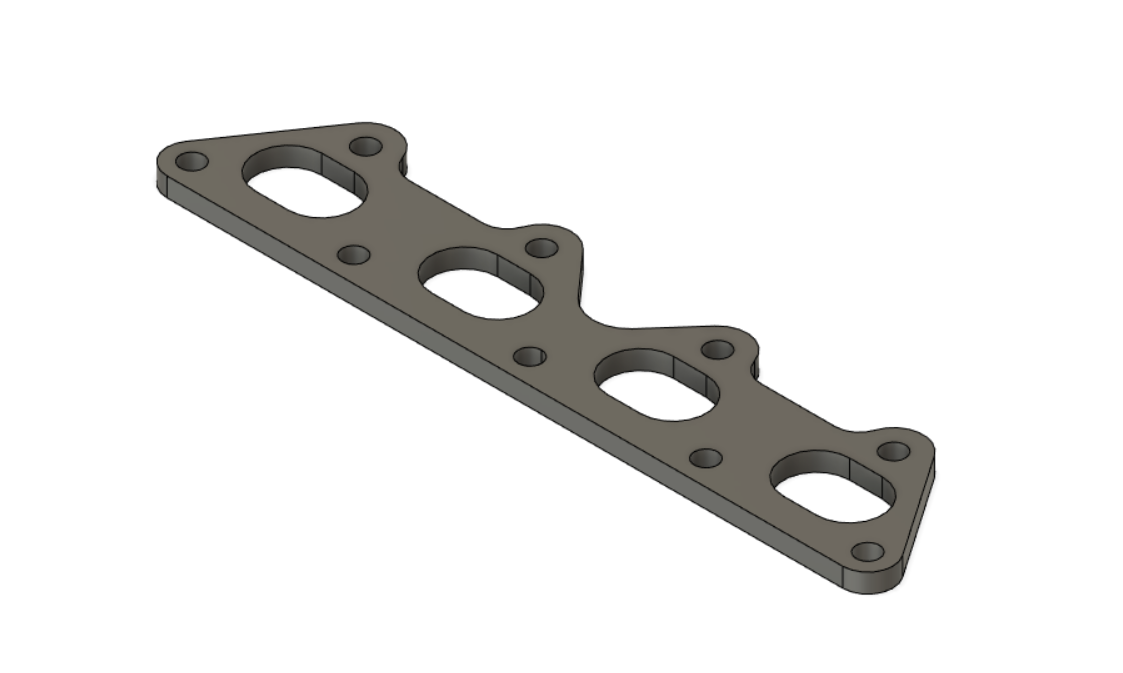 4G63 header flange DXF