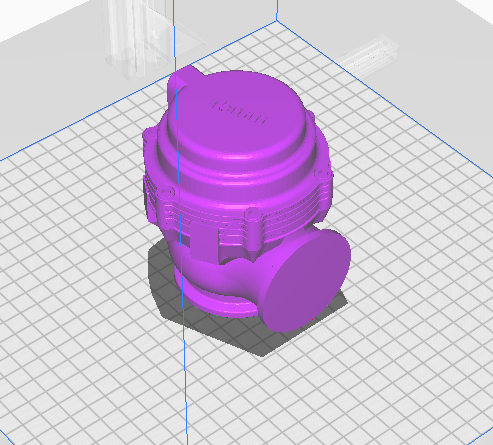 45mm Mock Up Wastegate STL File