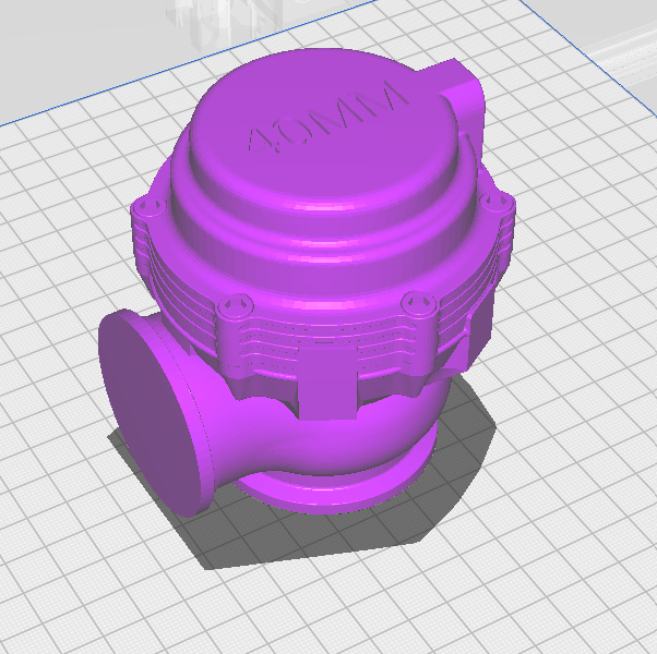 40mm Mock Up Wastegate STL File