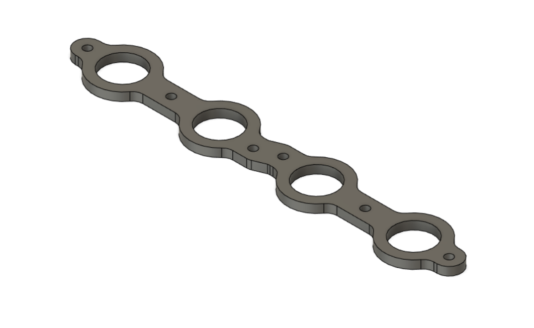 Ls Header Flange 45mm DXF file
