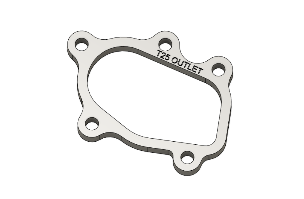 T25 Turbo Outlet DXF File