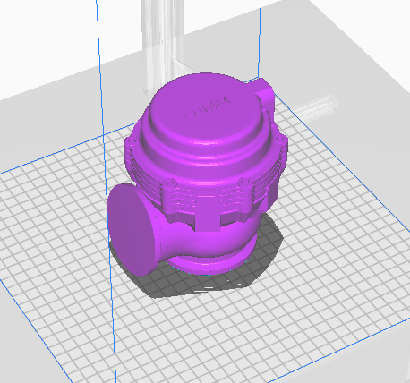60mm Mock Up Wastegate STL File