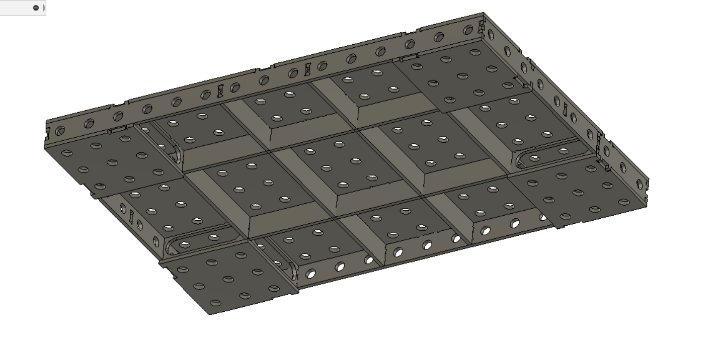 750x500 Welding Table DXF File