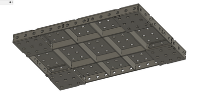 750x500 Welding Table DXF File