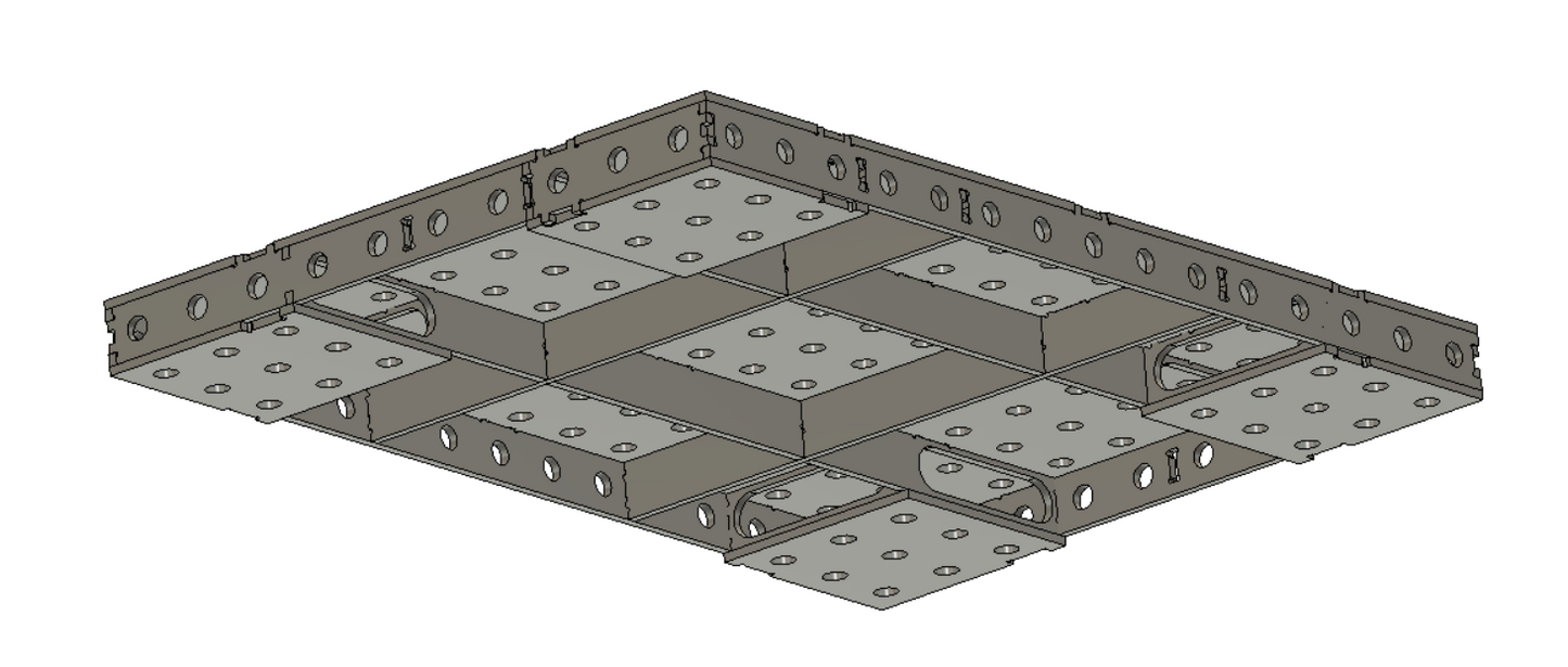 750x500 Welding Table DXF File