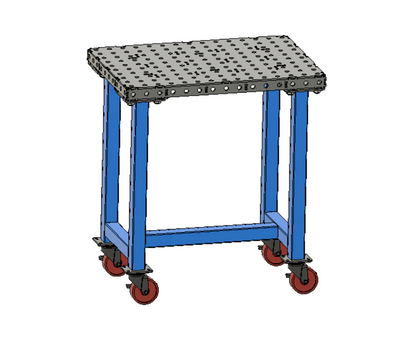 750x500 Welding Table DXF File