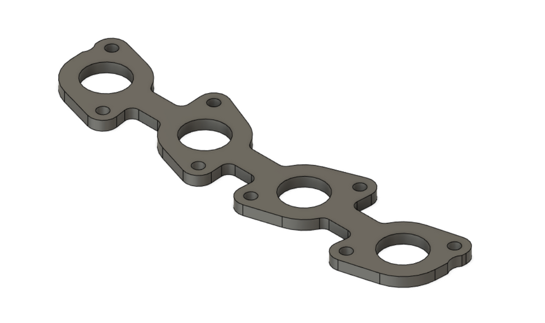 Exhaust header flange DXF Files Marvel Manufacturing Pty Ltd