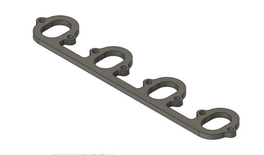 Ford Big Block Header Flange DXF