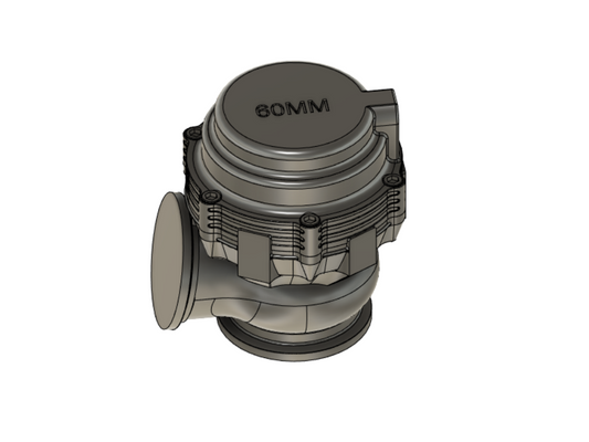 60mm Mock Up Wastegate STL File