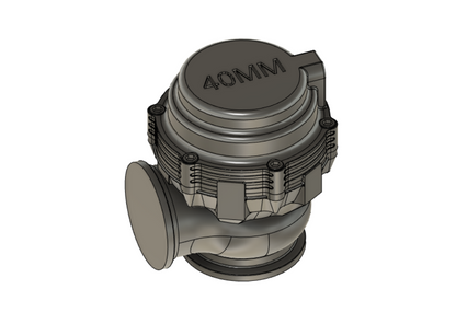 40mm Mock Up Wastegate STL File