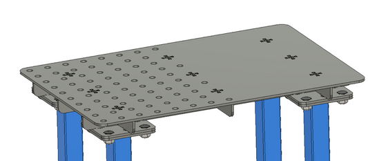 Half ‘N’ Half Welding Table DXF File